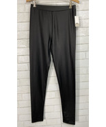 BP Nordstrom Womens Faux Leather Leggings In Black Size Small NWT New - £16.58 GBP