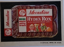  1974/ 6th S TOPPS WACKY sticker Moonshine Hyde&#39;s Rox Will Change Your Life - £1.52 GBP