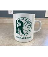 Rebekah  Lodge FLT White And Green 10 OZ Coffee Mug - $6.78 CAD