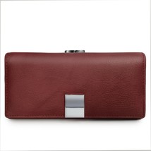 Leather Women Wallet Female Long Clutch Money Bag    Real Leather Ladies Coin Pu - £33.86 GBP
