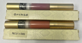 Mally High Shine Liquid Lipstick-Orchid &amp; Mall&#39;s baby *Twin Pack* - £11.08 GBP
