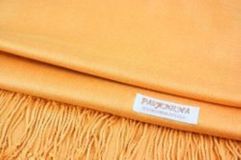 Mango Pashmina Womens Solid 78x28 Silky Shawl Wrap Wool Feel Blend Scarf - £14.37 GBP