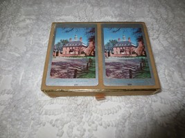 Nos Congress Canasta Governor&#39;s Palace, Williamsburg Playing Cards--Sealed Decks - £7.86 GBP