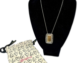 Brighton Rhythms Two-Toned/Two-Sided Gold/Black Pendant Necklace - £18.75 GBP