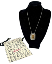 Brighton Rhythms Two-Toned/Two-Sided Gold/Black Pendant Necklace - $23.74