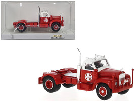 1953 Mack B-61 Truck Tractor Red White Santa Fe 1/87 HO Scale Model Car ... - £32.96 GBP