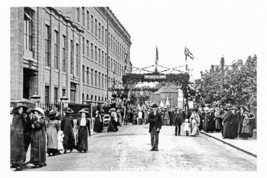 pt4915 - Gisburn , Coronation Arch , Lancashire - print 6x4 - £2.09 GBP