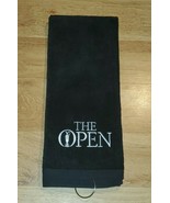 British Open Embroidered Golf Towel 16x26 Black  - $302.33 MXN