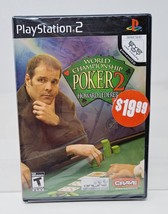 PS2 Black Label World Championship Poker 2 New Sealed 2005 Playstation Lederer - £4.17 GBP