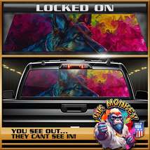 Locked On - Truck Back Window Graphics - Customizable - £46.45 GBP+