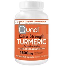 Qunol Turmeric Curcumin Capsules with Ultra High Absorption 1500mg Joint Support - £32.71 GBP