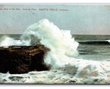 Maid of the Mist Crashing Waves Santa Cruz California CA 1908 DB Postcar... - £3.06 GBP