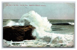Maid of the Mist Crashing Waves Santa Cruz California CA 1908 DB Postcard T1 - £3.07 GBP