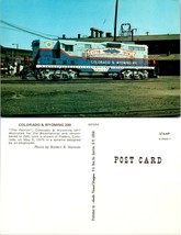 Train Railroad Bicentennial Colorado &amp; Wyoming GP7 200 Pueblo CO 1975 Postcard - £7.39 GBP