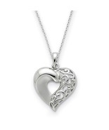  Sterling Silver Close To My Heart Necklace - £95.34 GBP