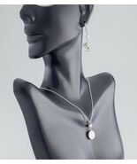 Tiffany &amp; Co. Sterling Silver Nature Rose Pendant and Earring Set Nice - $19,300.31 MXN