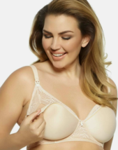 Paramour by Felina | Carol Space Pad &amp; Lace Nursing Bra | Maternity | La... - £15.97 GBP