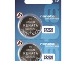 Renata CR2320 Batteries - 3V Lithium Coin Cell 2320 Battery (100 Count) - £4.25 GBP+