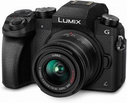 16 Megapixel Mirrorless Camera, 3-Inch Lcd, Panasonic Lumix G7 4K, G7Kk (Black). - £507.56 GBP