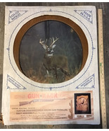 New Old Stock Vintage Solid Wood Gun Rack With Deer Picture Made in USA ... - $3,092.58 MXN