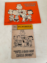 Vintage Program From The 1967 Musical&quot;You&#39;re A Good Man Charlie Brown&quot; - £31.05 GBP