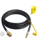 Grill Propane Hose 1/4&quot; Female Quick Disconnect 1LB Connector Dust Caps ... - $625.22 MXN