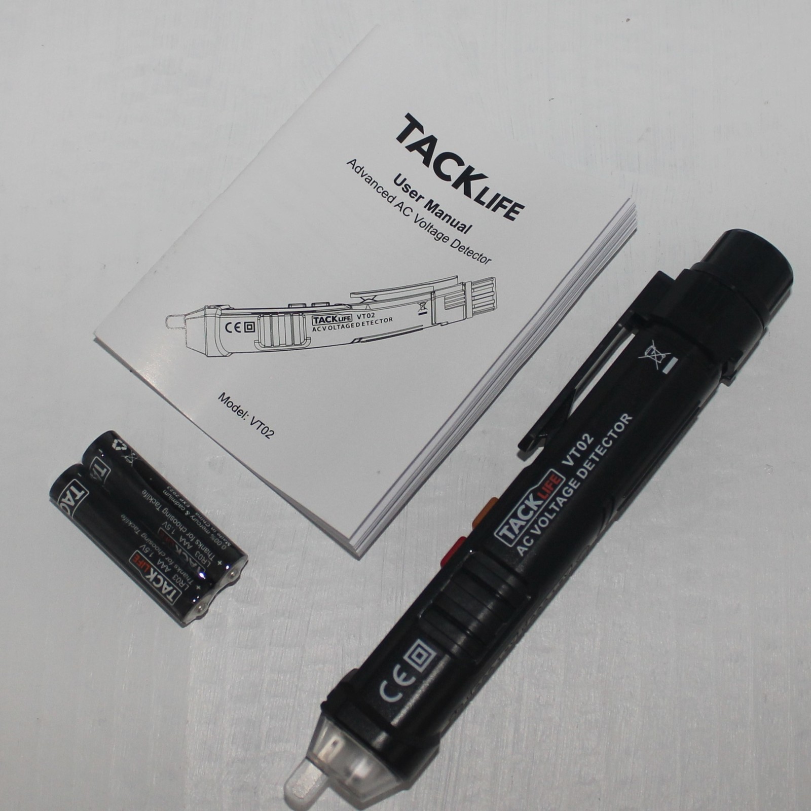 Tacklife Voltage Tester Non-Contact AC with Adjustable Sensitivity LCD D... - $13.00