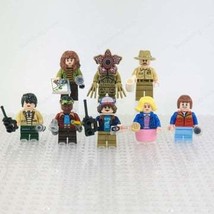 8Pcs Stranger Things Demogorgon Eleven Dustin Mike Lucas Will Joyce Minifigures  - £33.24 GBP