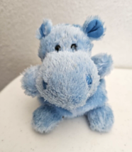 Russ Berrie Luvvies Lauren Hippo Blue Plush Stuffed Animal Small - $24.73