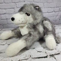 Folkmanis Timberwolf Full-Body Plush Hand Puppet Lifelike Gray Wolf Stor... - £29.97 GBP