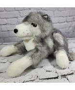 Folkmanis Timberwolf Full-Body Plush Hand Puppet Lifelike Gray Wolf Stor... - £31.44 GBP