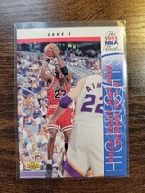 Michael Jordan 1993-1994 Upper Deck #198 - 1993 NBA Finals - Chicago Bulls - NBA - £3.90 GBP