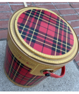 The Skotch Kooler Red Plaid Metal Cooler  Hamilton Petra Cabot Vintage - $108.50 CAD