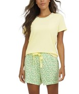 Lands End Womens Pajamas Yellow Multicolor Lemons T-Shirt Shorts 2-Piece... - $47.85 CAD