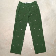 Vintage J. Crew Corduroy St. Bernard Dogs AOP Embroidered Pants - Size 3... - $32.95