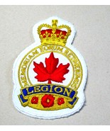 Vintage Royal Canadian Legion Embroidered Patch MInt 4&quot; - £3.99 GBP