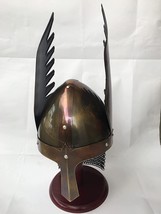 Medieval Knight Norman Viking Winged Armor Helmet Fully Wearable Iteme - £98.43 GBP