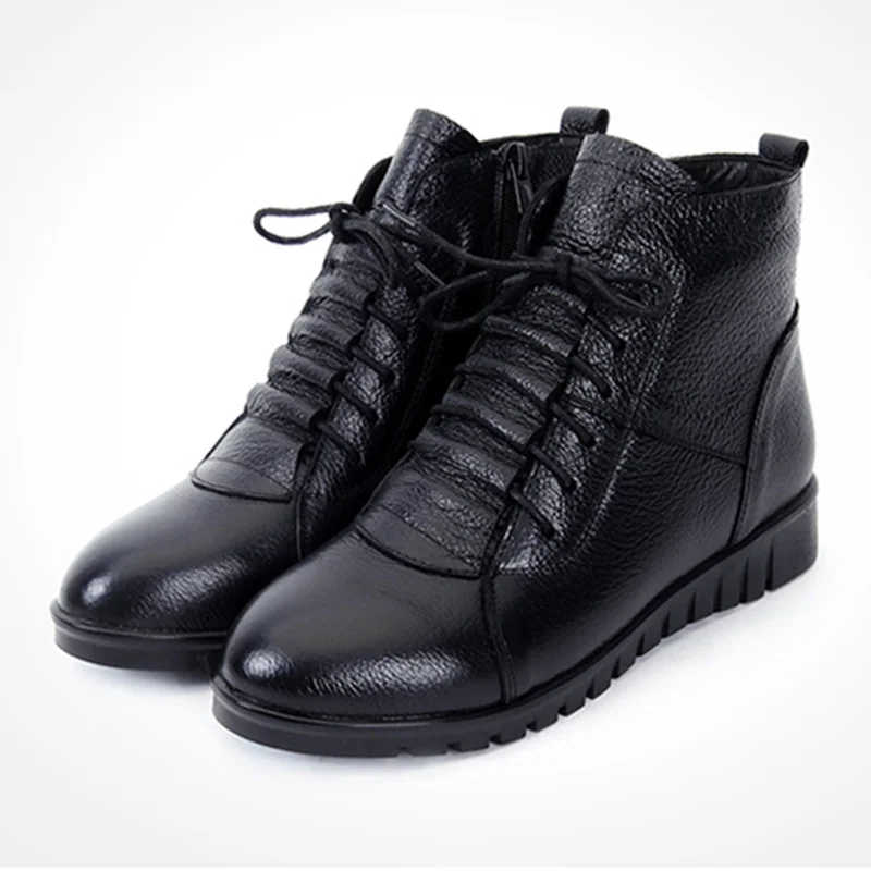 GKTINOO Shoes Women Winter Warm  Ankle Boots Leather Boots Women Casual Shoes Fe - £70.23 GBP