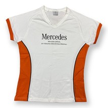 Mercedes Benz Museum Spell Out T-Shirt Women’s Size Small Promo German - £27.05 GBP