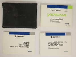 2004 Suzuki Verona Owners Manual [Paperback] Suzuki - $48.99