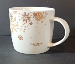 GODIVA GOLD SNOWFLAKES MUG Large Belgium MODERN GOURMET FOODS Xmas/Winter - €12,36 EUR