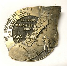 Missouri AVA IVV Volksmarch Medal Trekker Hiking St. Louis 1987 Wandel G... - $9.06
