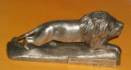 1926 Cast Pot Metal Lions Club Muskogee Oklahoma Depression Paperweight Trophy - £140.85 GBP