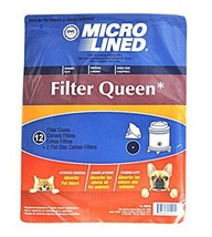 DVC 12 Cones &amp; 2 Filters for Filter Queen Majestic Vacuum Bags - £7.54 GBP