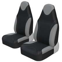 Full Set of Universal Fit Car Seat Covers ity Large 9PCS Red&amp;Black Seat Protecto - £31.57 GBP
