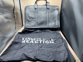 Kenneth Cole Reaction Leather Briefcase / Laptop Bag Black #520085 NWT - $39.55