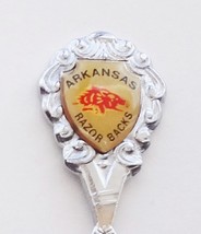 Collector Souvenir Spoon USA Arkansas Fayetteville Razorbacks Sports Mascot - £4.00 GBP