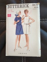 5176 BUTTERICK 1960&#39;s Misses Blouson Aline Dress Sewing Pattern Size 10 UC FF - £18.81 GBP