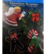 Vintage The Gingham Goose Christmas Pattern for Wall &amp; Door Decoration U... - $7.05 CAD