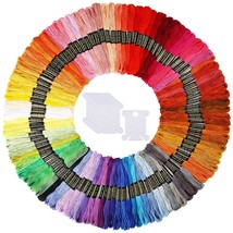 100 Skeins Embroidery Floss, Friendship Bracelets String With 12 Pieces ... - $19.99